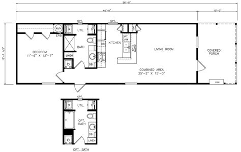 Single Wide Mobile Home Floor Plans The Outlet Az