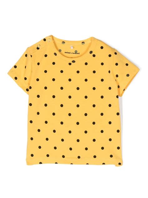 Mini Rodini Polka Dot Print T Shirt Farfetch