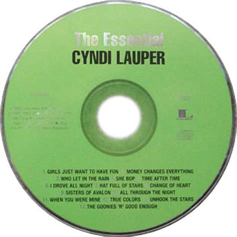 Car Tula Cd De Cyndi Lauper The Essential Portada