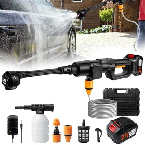 Amazon Huhomco Cordless Bar Psi High Pressure Washer