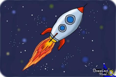 21 Easy Rocket Ship Drawings - Step By Step Guide - DIY Crafts