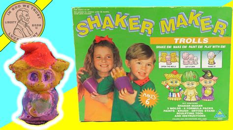 Vintage Tyco Shaker Maker Trolls Dolls Molding Kit Youtube