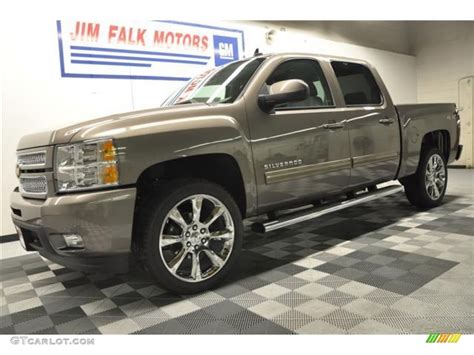 Mocha Steel Metallic Chevrolet Silverado Ltz Crew Cab X