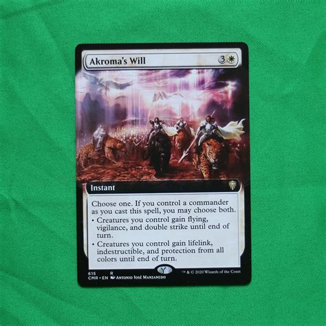 Akromas Will Full Art 615 CMR Hologram Holostamp PROXY KING MTG PROXY