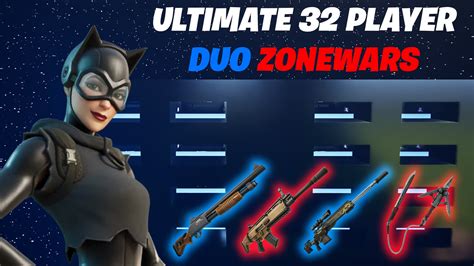 Ultimate 32 Player Duo Zonewars 🔥 2876 1049 3136 By Syzifynz Fortnite Creative Map Code