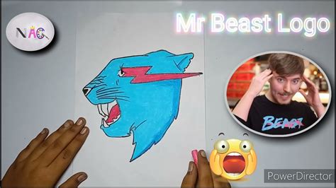 How To Draw Mrbeast Logo Mr Beast Logo Drawing Easy Step By Step