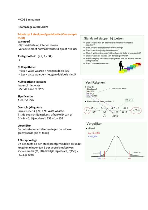 Hoorcollege Wk College Aantekeningen Mcos B Tentamen Hoorcollege