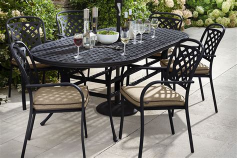 Berkeley Seat Oval Dining Set Berkeley Cast Aluminium Garden