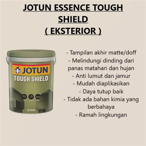 Jual Cat Tembok Jotun Essence Tough Shield Warna Putih Liter