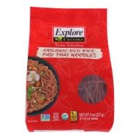 Explore Cuisine Organic Red Rice Pad Thai Noodles Ct Oz Smith