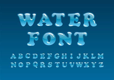 Water Brush Font