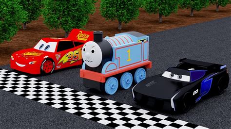 Thomas The Train Vs Lightning McQueen Vs Jackson Storm Thomas And