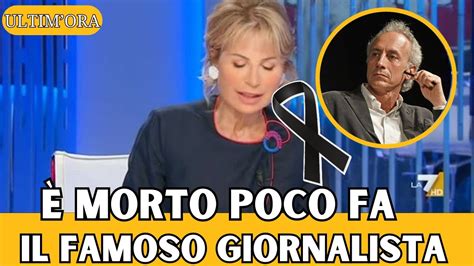 Tragico Lutto In Italia L Annuncio Shock In Diretta Tv Morto