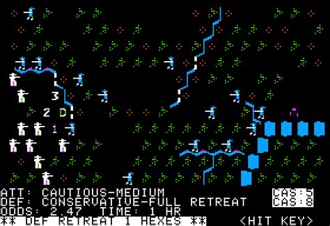 Screenshot Of The Battle Of Shiloh Apple Ii 1981 Mobygames