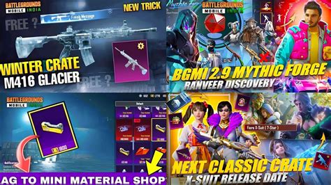 M Glacier Next Classic Crate Bgmi Ag To Material Next Mythic