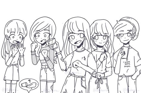 Funneh Krew Itsfunneh Sketch Coloring Page