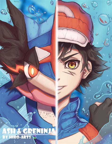 Ash - Greninja: Transformation! [+Video ] by Hiro-Arts on DeviantArt