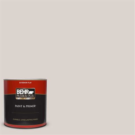 BEHR PREMIUM PLUS 1 Qt 780A 2 Smoked Oyster Flat Exterior Paint