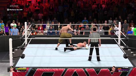 John Cena Vs CM Punk WWE 2K15 PS4 YouTube