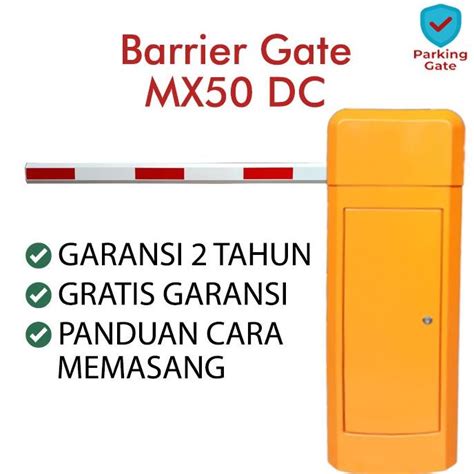 Jual Barrier Gate MX50 DC Palang Parkir Portal Gate Shopee Indonesia