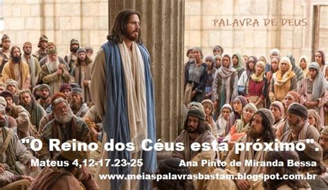 PALAVRA DE DEUS MATEUS 4 12 17 23 25 INÍCIO DA PREGAÇÃO DE JESUS E