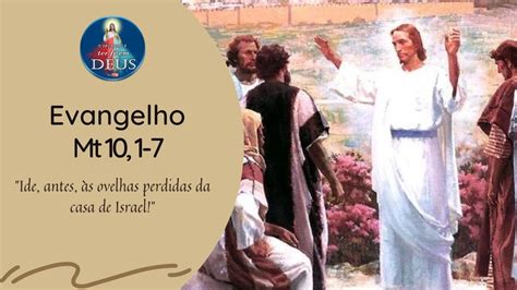 Evangelho de Mateus 10 1 7 Reflexão Ide antes às ovelhas