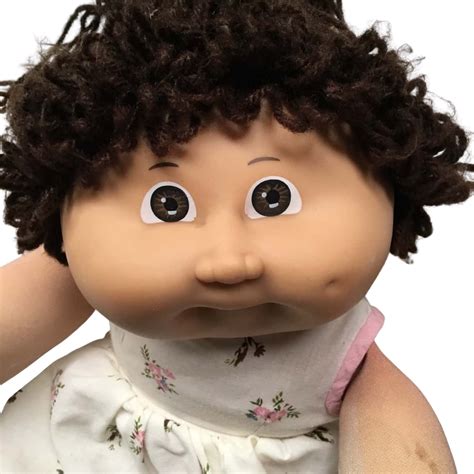 1984 Cabbage Patch Doll With Brown Hair S