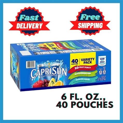 Capri Sun Variety Pack 6 40