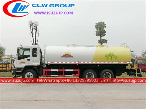 X Isuzu Fvz Liters Sprinkling Water Tanker Truck Isuzu Truck