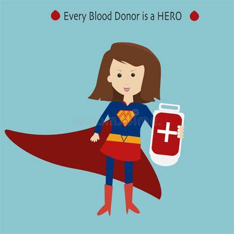 Blood Donation Hero Stock Illustrations 185 Blood Donation Hero Stock