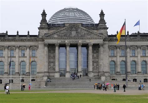 Deutscher Bundestag Bilddatenbank Reichstagsgeb Ude Au Enansicht