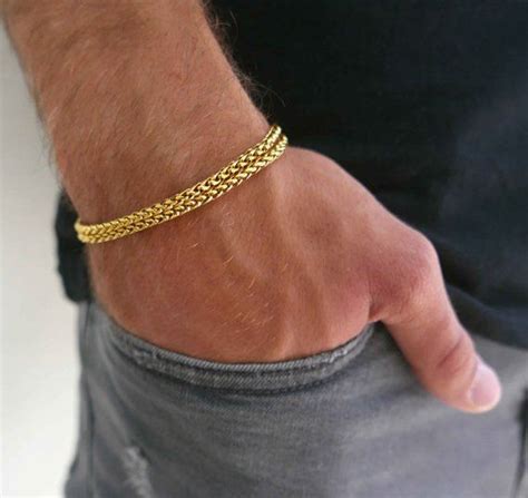 Men S Bracelet Men S Gold Bracelets Men S Chain Bracelet Men S