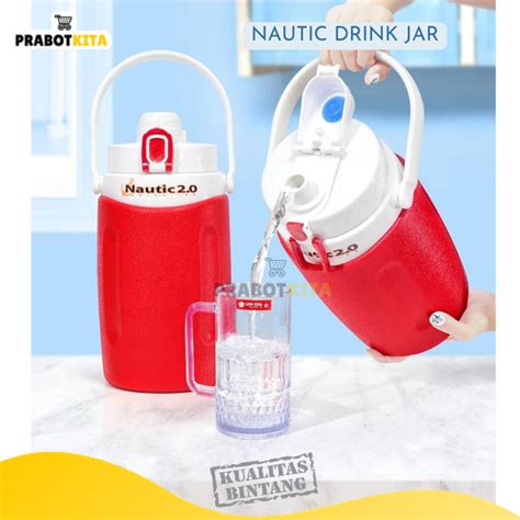 Jual Tempat Air Minum Nautic Drink Jar Liter Teko Jumbo Portal