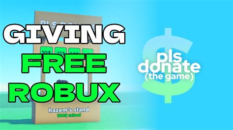 Giving Away Thousands Of Robux In Donate Pls Youtube