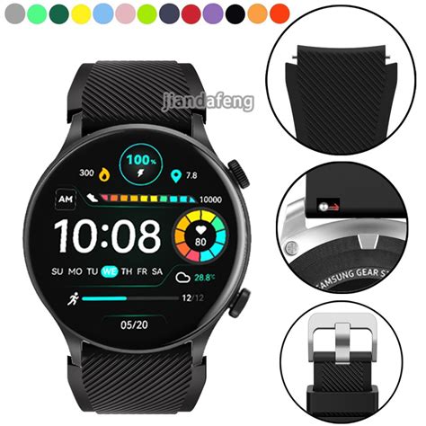 Sport Silicone Strap Waterproof Band For Haylou Solar Plus Rt Smart