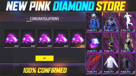 Pink Diamond Store Return Date Pink Diamond New Rewards Freefire