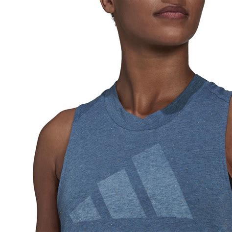 Buy Adidas Womens Future Icons Winners 3 0 Tank Top Altered Blue Melange