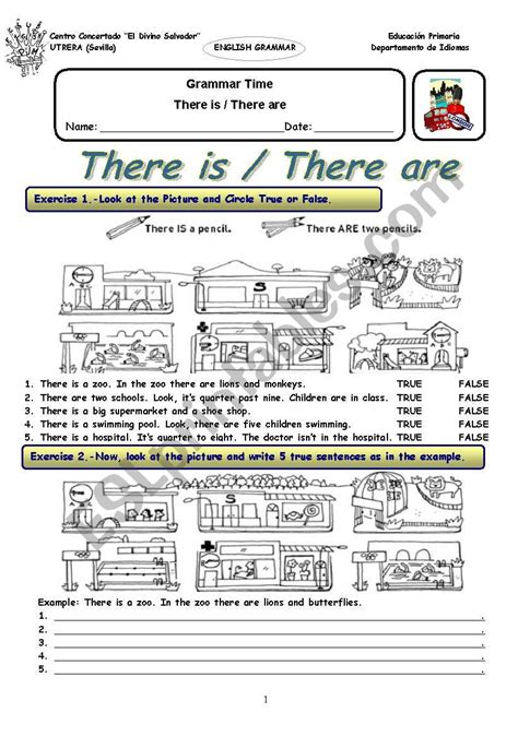 There Is There Are Exercise Esl Worksheet By Albertopn