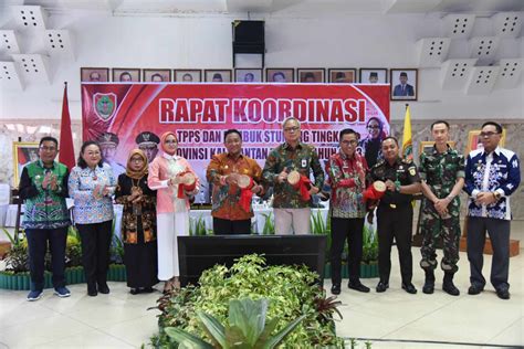 Wagub Edy Pratowo Buka Rakor TPPS Dan Rembuk Stunting Tingkat Provinsi