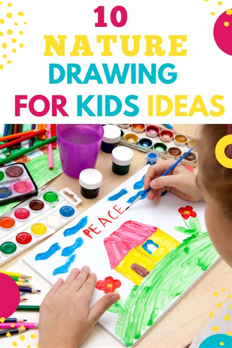 Nature Drawing For Kids - 10 Easy Tutorials To Get Them Started