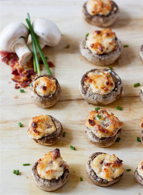 Bacon Stuffed Mushrooms - Basil And Bubbly