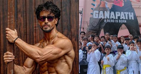 Ganapath Video Shows Tiger Shroff Film Fever Takes Over Mumbai