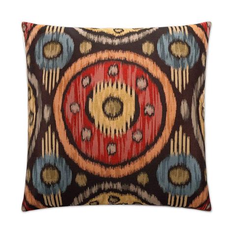 D V Kap Satara Pillow Available In 2 Colors Red Accent Pillow