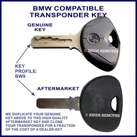 BMW motorcycles compatible transponder key cut & cloned in store