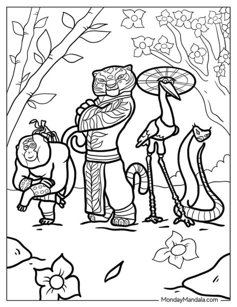 26 Kung Fu Panda Coloring Pages Free Pdf Printables In 2024 Panda Coloring Pages Coloring