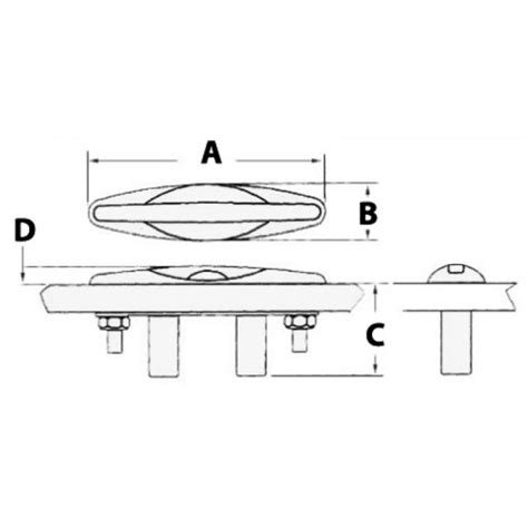 Osculati Taquet R Tractable Aisi Poli Miroir Mm Osc