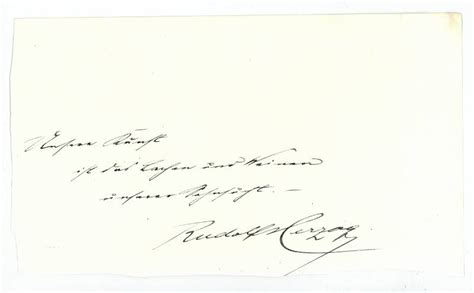 Herzog Rudolf Eigenh Albumblatt Mit U Antiquariat INLIBRIS