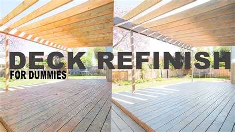 Deck Refinishing How To Refinish A Deck In One Day A Little Tipsy Clean And Restain Your