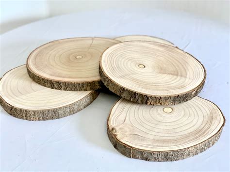 Large Wood Rounds for Centerpieces 11 inch to 13 inch — Seven Paths Manor