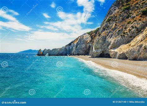 Lalaria Beach, Skiathos, Greece Stock Photo - Image of greek ...